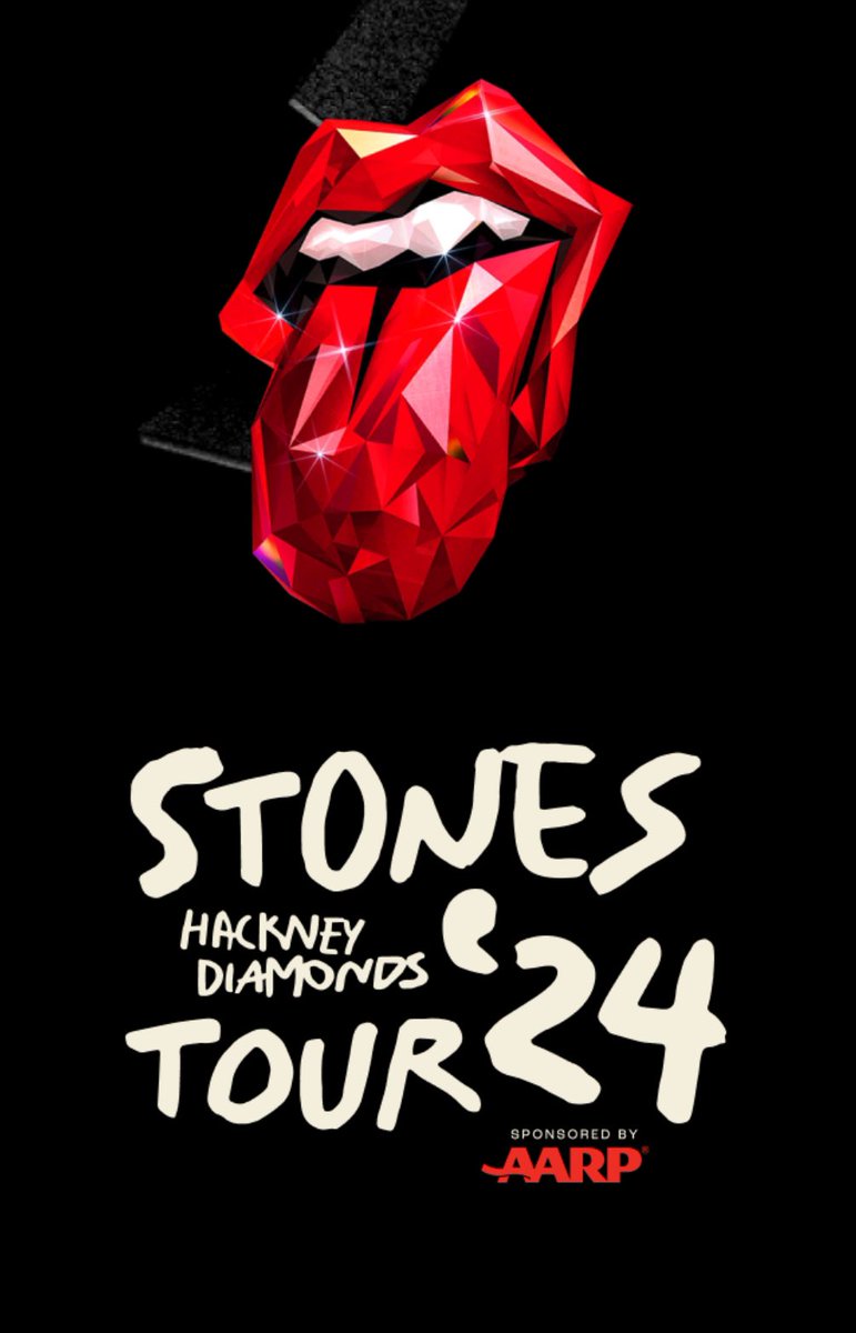 Note the sponsor for this summer’s Rolling Stones tour.  Hilarious!