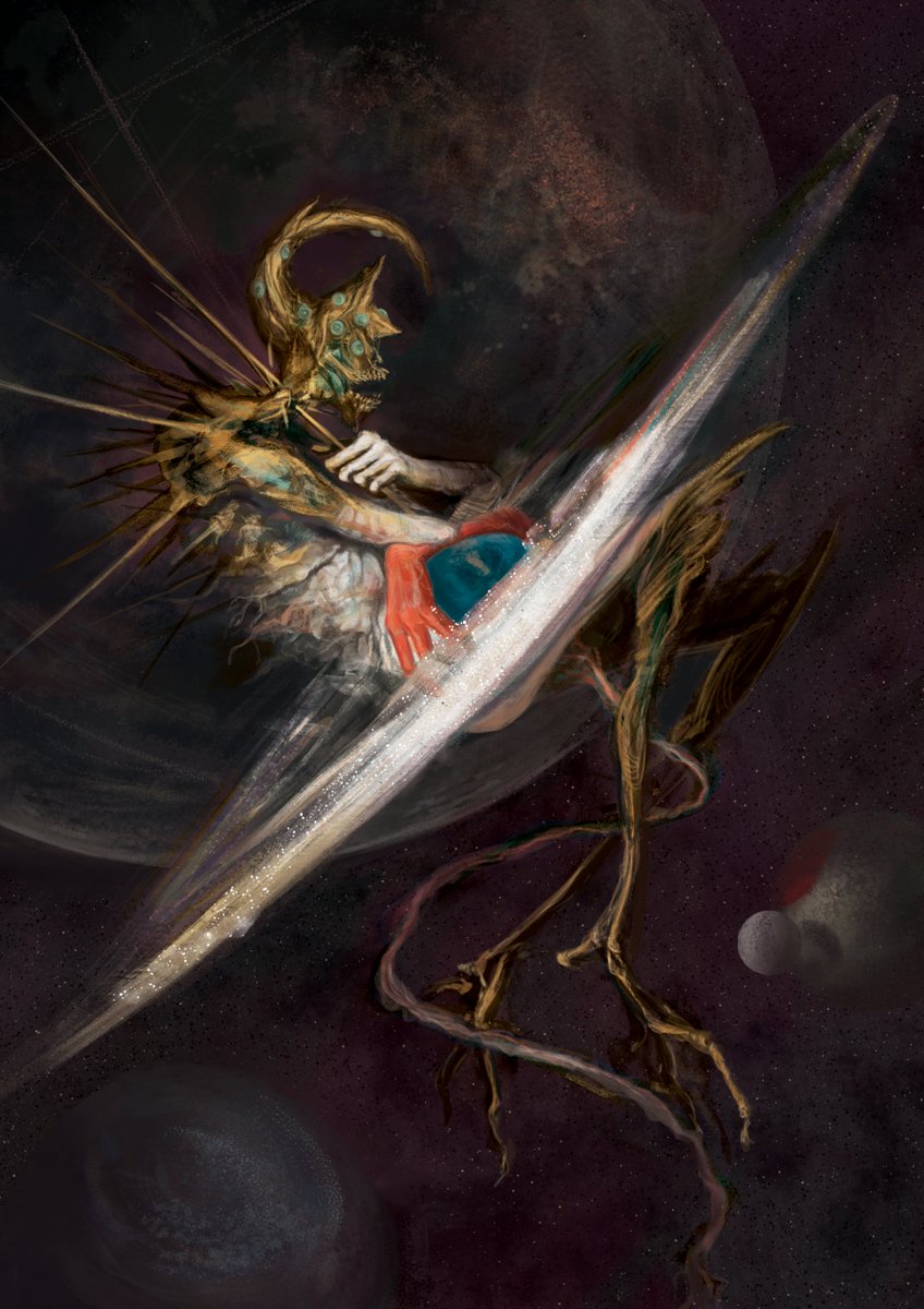 Моя робота до артбуку "Космічні тварюки" 
#ТварюкиОминулиЗемлю