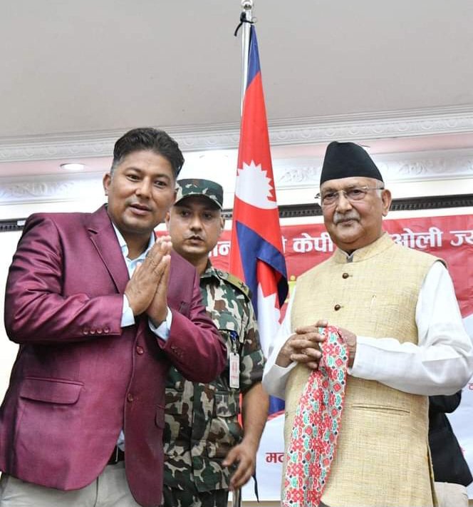 BasnetTejbikram's tweet photo. हार्दिक बधाई एबं शुभकामना सम्माननियज्यु। https://t.co/ZrJ9i7Zxhf