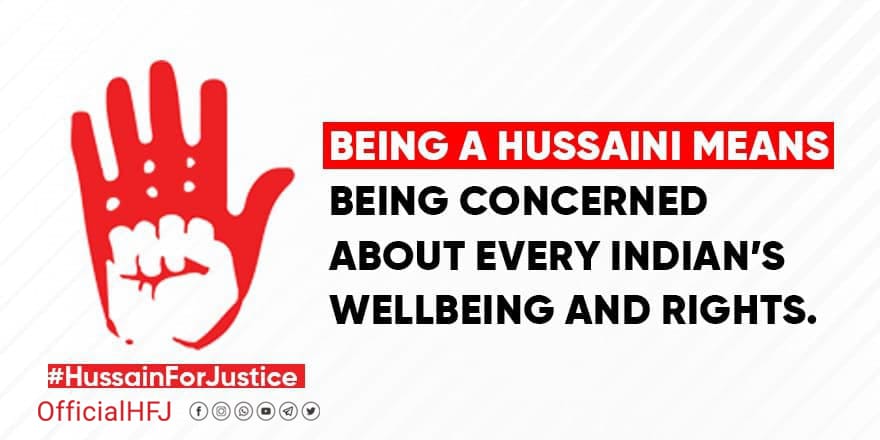 Zahera_1006's tweet photo. #HussainForJustice 
#India 
#HumanRights https://t.co/hSA9lUBxAx