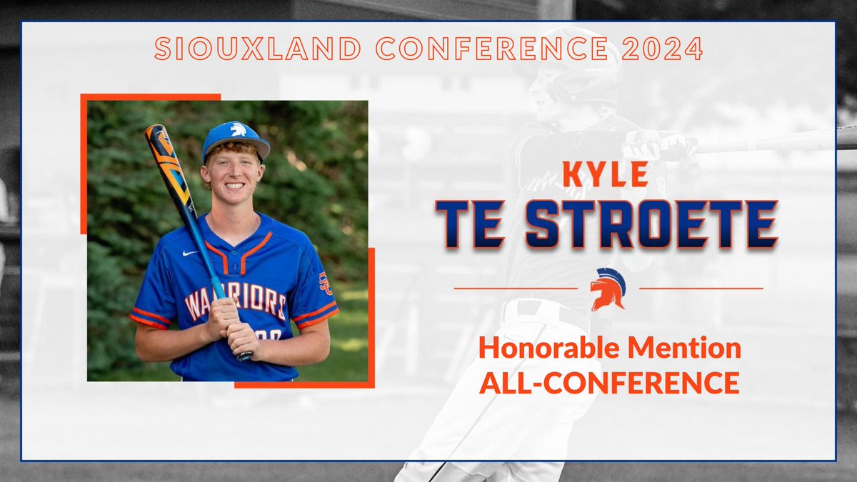 Congratulations to Kyle for earning all-conference honorable mention! #SCWarriorPride