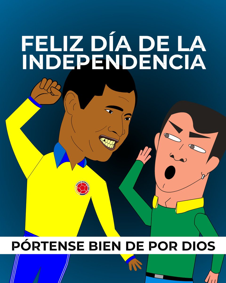 ¡De por Dios, parceritos! Les rogamos que hoy se comporten bien, por favor. ¡Guárdense, no se pasen con las polas ni con los guaros, y que no les dé por agarrarse a trompadas con el veci o con la veci!

¡Feliz Día de la Independencia, mis perristos extraños!