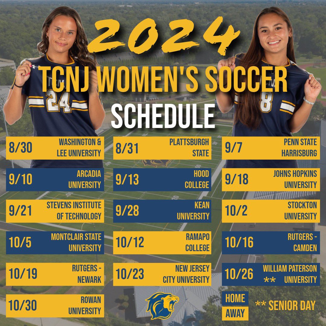 It’s game time! Check out the TCNJWS schedule and be there to support!🦁 #lionpride #tcnjlions #tcnj #tcnjws