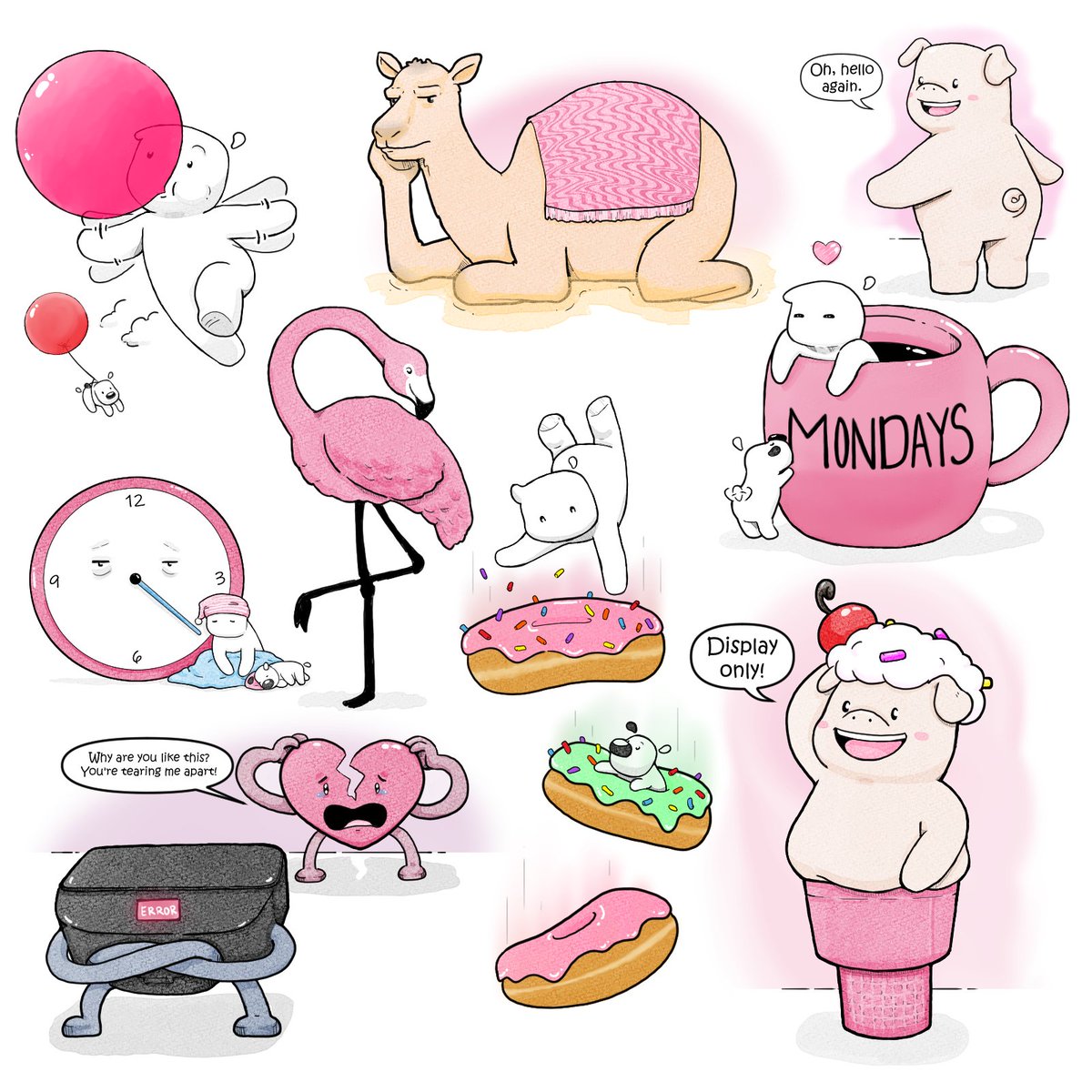 darylsdoodles's tweet photo. Earlier this year, I challenged myself to draw something every day. It didn't have to be elaborate. I just wanted to draw -- at least 30 min a day -- and I actually managed to keep up with it for, like, 5 months.

Anyway, here's everything I drew... https://t.co/QxsFJW9DSi