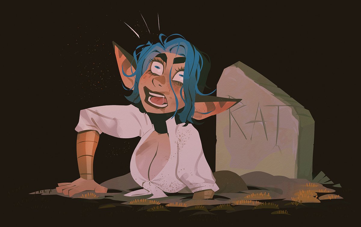 InCaseArt's tweet photo. A quick doodle to test the new style out on the old gal. https://t.co/AZRf7uIYjw