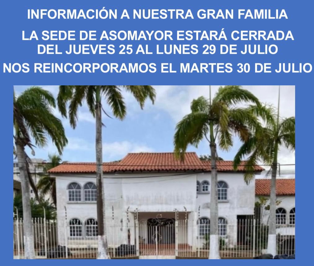Asomayor's tweet photo. #Asomayor #AdultoMayor #terceraedad #islademargarita https://t.co/S9ag1W6Vm4