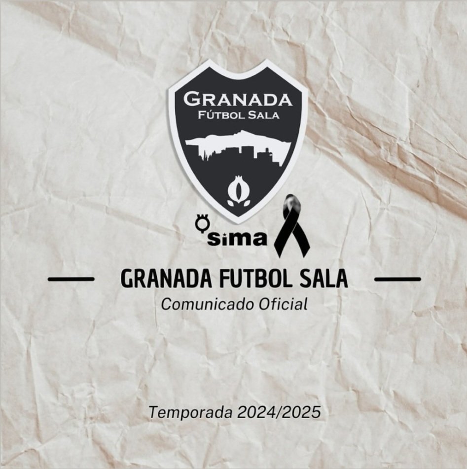 Comunicado  Oficial | David Casanova

La familia del Granada Fútbol Sala, lamenta profundamente el fallecimiento de David Casanova. Desde Granada, junto a su familia, amigos y su querido club por el que trabajaba a diario, Nerja Fútbol Sala.

🕊Descanse en paz