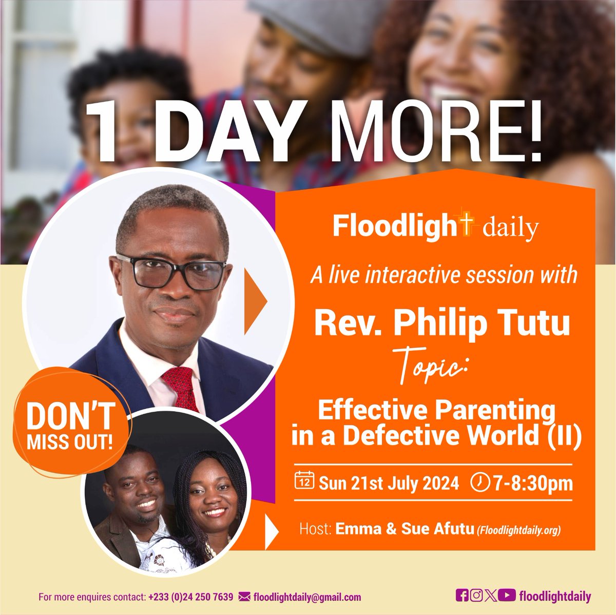 DailyFloodlight's tweet photo. Hi there, 

You are invited to a Zoom meeting. 
When: Jul 21, 2024 7 PM GMT 

Register in advance for this meeting:
https://t.co/N6esSS3YsT 

If you missed Part 1 of this event you can watch it on our YouTube channel @Floodlightdaily

@AfroBloggers 
@BloggingGhana https://t.co/tKoaD9vhYS