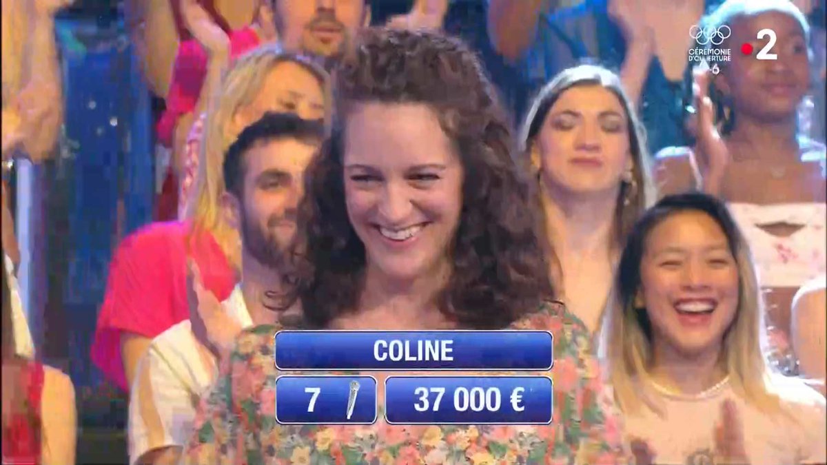 titi1960's tweet photo. #Fin du 2éme épisode de #Noplp de @nagui du 20/07/24
#Coline reste #Maestro
- 7 victoires
- 37 000 €
C'est fini pour la semaine rendez-vous lundi pour les derniers épisodes de la saison avant les #JO
Beau #WeekEbd à tous et toutes https://t.co/jIh89AGbvE