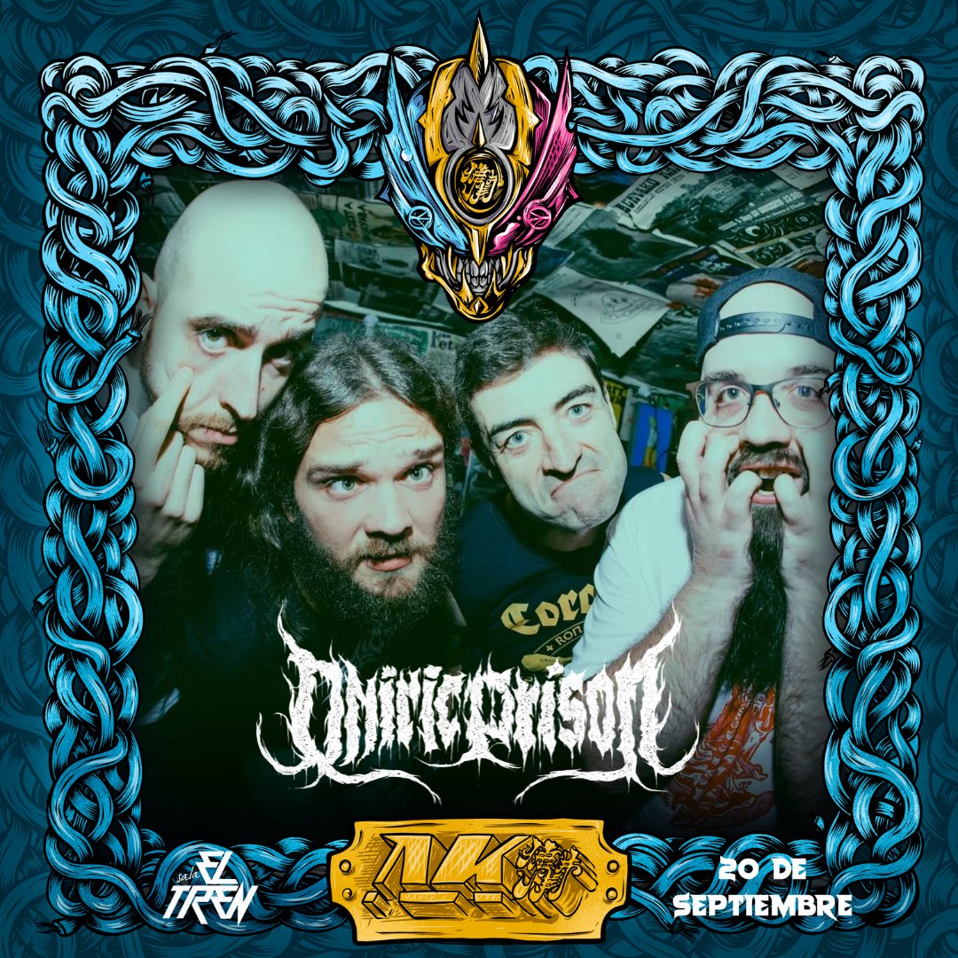 NakxmaFest's tweet photo. ¡Descubre el poder de #OniricPrison en el #NakxmaFest! 🎸 No puedes faltar. Escúchalos aquí: https://t.co/xtCiBk0FR1  #Metal #Granada https://t.co/ecfA8O6kXi