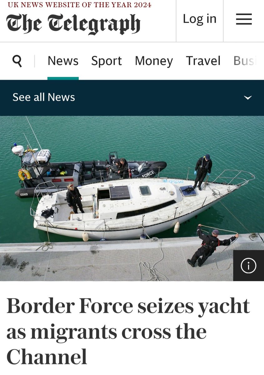 It's a taxpayer funded invasion.

Just 2 days after Starmer decided to give £85 million of your money away to Africa to smash the gangs the illegals are now arriving in luxury yatchs.

Money well spent eh?