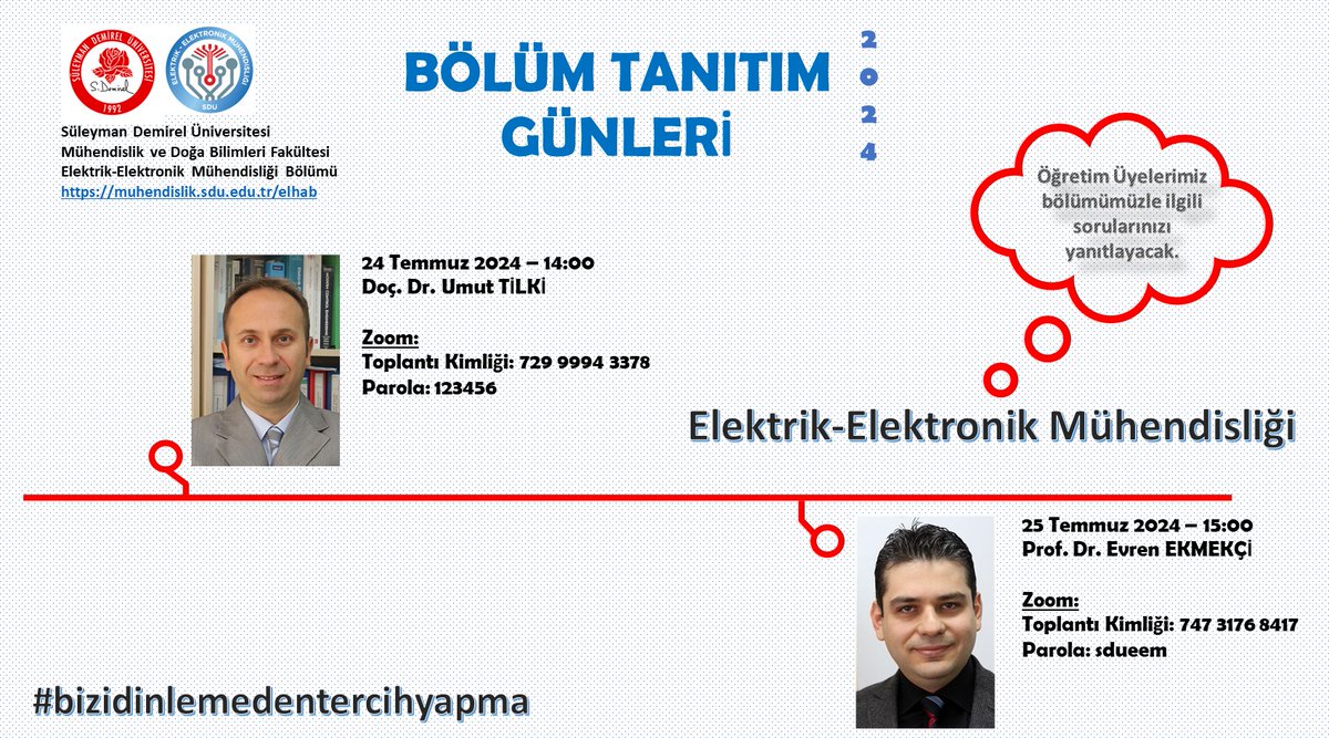 EEMSDU's tweet photo. Bölüm Tanıtım Günleri 2024
https://t.co/VACgFcL9rN

#bizidinlemedentercihyapma #sdu #yks2024 #ykstercih @sd_universitesi @SduMuh https://t.co/j9qzTuXdin