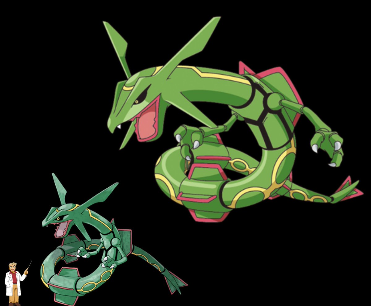 Godzill60740717's tweet photo. Rayquaza 
Games - 23 ft/ 7m
Anime - around 50 ft/ 15.2m + https://t.co/PIHjwpFhja