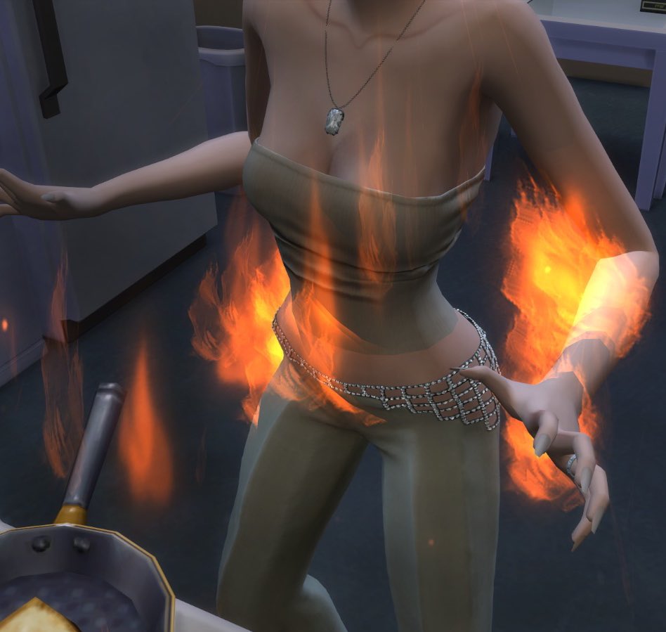 pradachurch's tweet photo. burnt chloé ss00 rhinestone pants in sims 4 https://t.co/rNjIEzmsHG