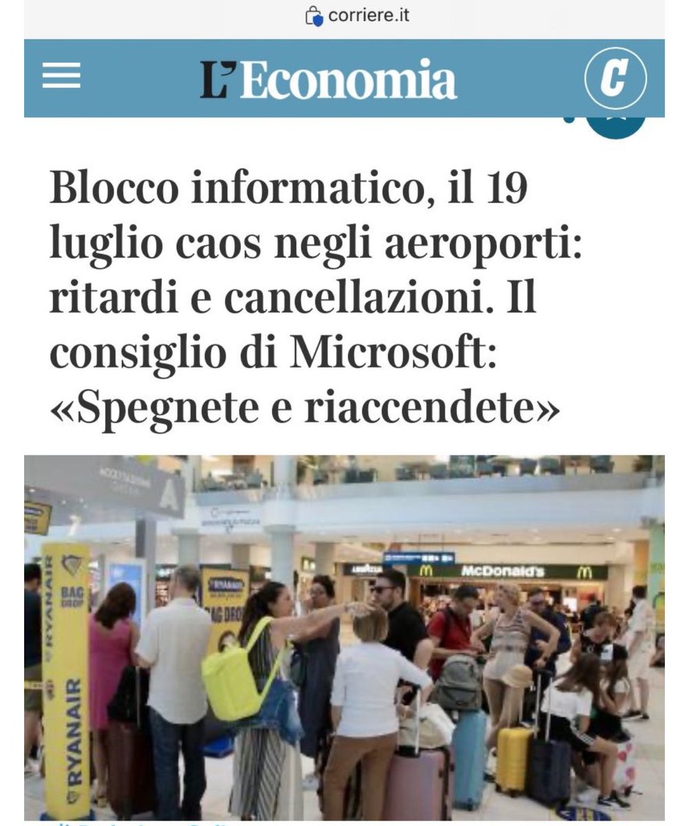 AntonioNaddeo's tweet image. Blocco #informatico il consiglio di #MICROSOFT