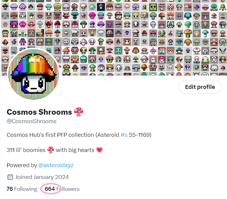CosmosShrooms's tweet photo. Humble mushroom 🍄 reaching out for 2 new followers so we can hit the devil's number! https://t.co/7nohpobp9O