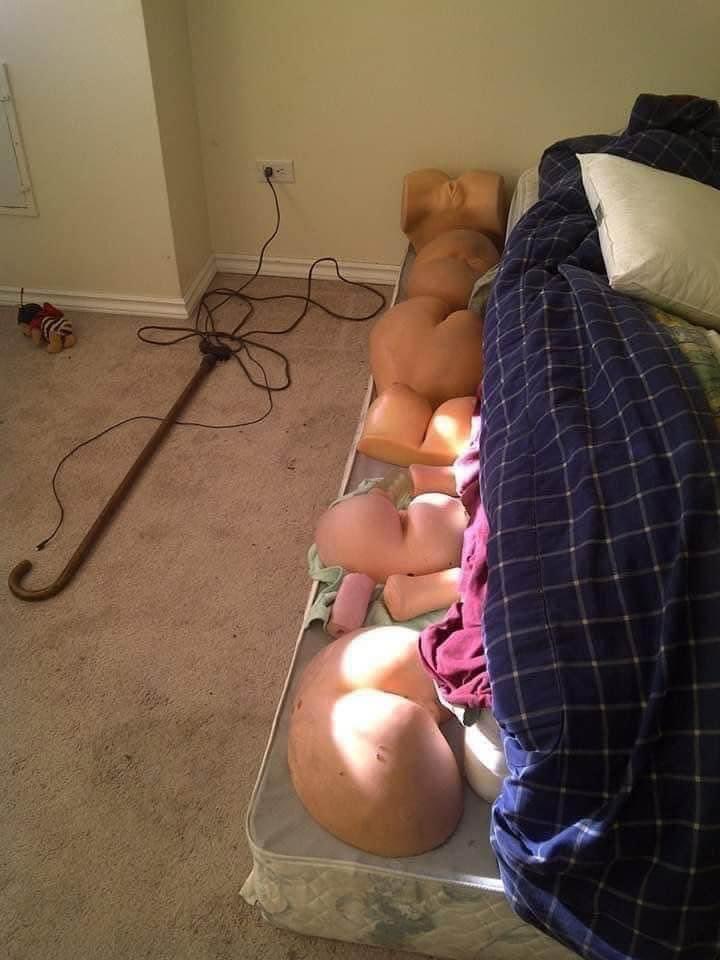 StephJolene's tweet photo. Does anyone elses husband have this problem? I walked into our guest room and found where he has been hiding his toys. Am i not good enough? Does he have an addiction? Please help ladies!
#sex #toys #nsfw #nsfwtwt #nsfwaccount #mom #help https://t.co/I776u8UjnK