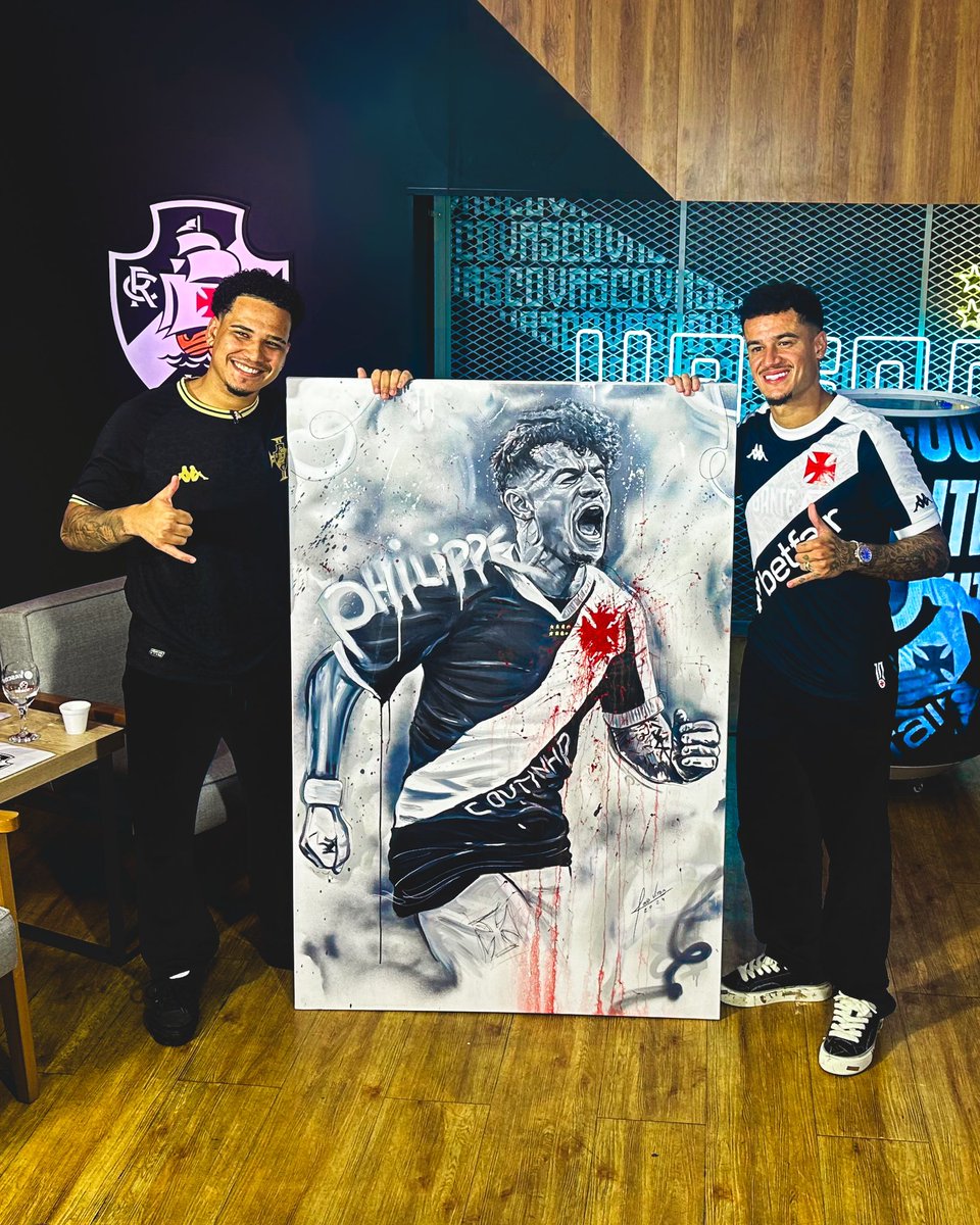 O craque Philippe Coutinho recebeu uma arte em sua homenagem!

📸: <a href="/vstatuador/">João Vitor</a>