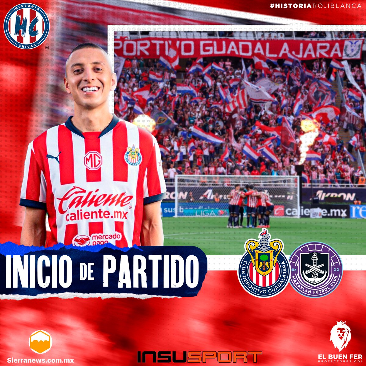 Historia_Chivas's tweet photo. 🧭 | ¡ARRANCA EL PARTIDO EN EL AKRON! 🏟️

🐐 ¡VAMOS @CHIVAS! 🔴⚪️ 

#HistoriaRojiblanca | #Chivas | #LigaBBVAMX | #Apertura2024 https://t.co/k2Q6So2gGQ
