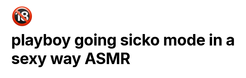 JayFanTea's tweet photo. I don't know how to feel about the title of the ASMR script I was given. (I had no creative input in the writing of it) https://t.co/Gxbm6mj684