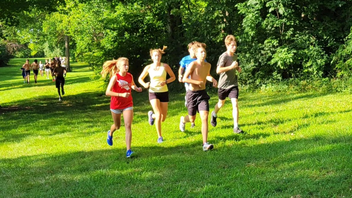 PatriotsXC's tweet photo. Awesome job by everyone at our Time Trial. There's still time to Join for HS students and students in 3rd-8th grade! If interested, check out https://t.co/41JJxhTylH for info! @CarrollAthDept @carrollpatriots @CHSAthleticClub #summerconditioning #compete @CarrollWHoops https://t.co/4nUKqd84YH