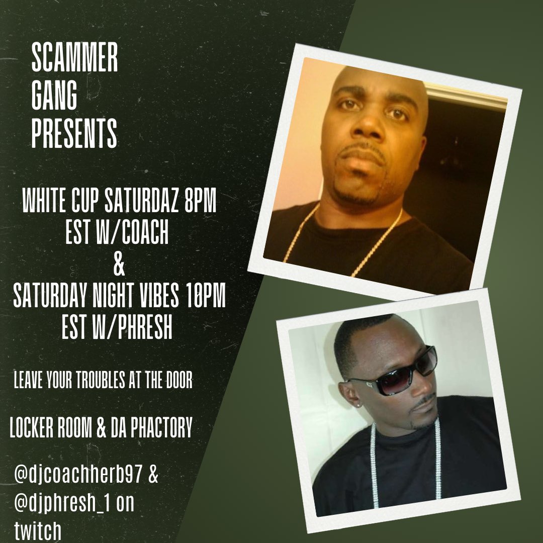 coachgaming97's tweet photo. Pull up 8pm EST to The Locker Room y’all know the vibes https://t.co/gXjchVhoEr