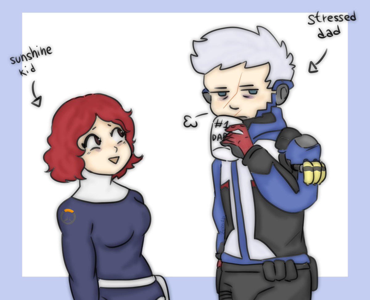 tireddemonjack's tweet photo. Small drawing for the sweet @GreyDoBeGay :)
Still in love with our roleplay, and still so happy to know you <3 /p
#soldier76 #dad76 https://t.co/GRSAHaoYDJ