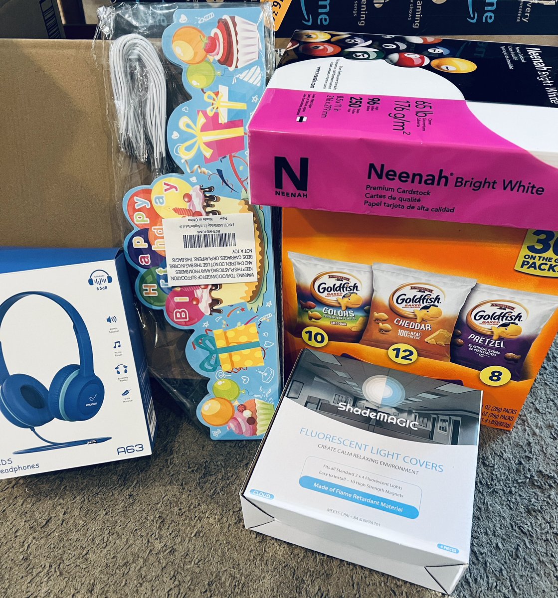hclark444's tweet photo. BIG SHOUT OUT!!
Thank you @ElvisLebowski for the goodies that came today!
This is kindergarten is a single picture! Broom not pictured because I’ll need to assemble it first!
#ClearTheLists2024 #AlwaysAmazed https://t.co/hcHb43Hkh0