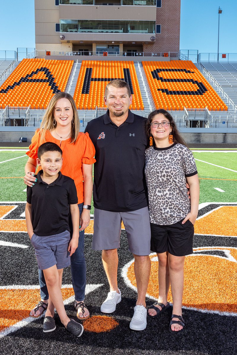Momma2BandC's tweet photo. Well, it’s about that time…Mike left for coaching school today, and when he gets back it’s time for football camp and practice to start. Ready for another great Aledo football season! 🧡🖤🏈 
📸:Memorable Moments Photography https://t.co/W8QOuDMJqw