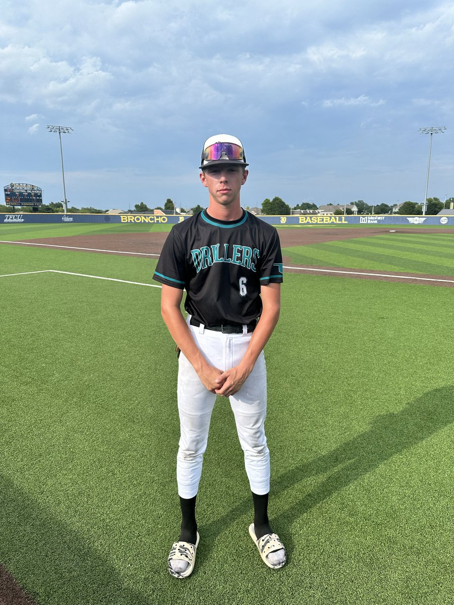 #OKCSatelliteSeries F: Oklahoma Drillers 2027 11, 15U Canes Tasin 2 
PoG: @maddox418 3-3, 2 RBI, R, SB