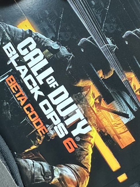 I GOT 10 BLACK OPS 6 BETA CODES IM GIVING AWAY! ⚠️

MUST BE FOLLOWING <a href="/TheBoiSantana/">NUK3S Santana 🇵🇷</a> 
LIKE + RETWEET ❤️♻️ 
TAG 1 FRIEND! 👬🏽