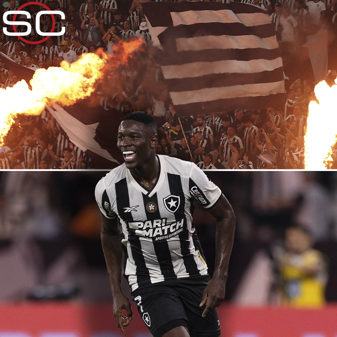 SC_ESPN's tweet photo. 🔝 ¡¡TRIUNFAZO DEL LÍDER DEL #Brasileirao!! 

🇧🇷 Botafogo le sacó 5pts de ventaja al Flamengo en la cima, tras vencer 1-0 al Internacional por la fecha 18 

⚽ Luiz Henrique, el gol en el Estadio Nilton Santos https://t.co/2PhjppN43Y