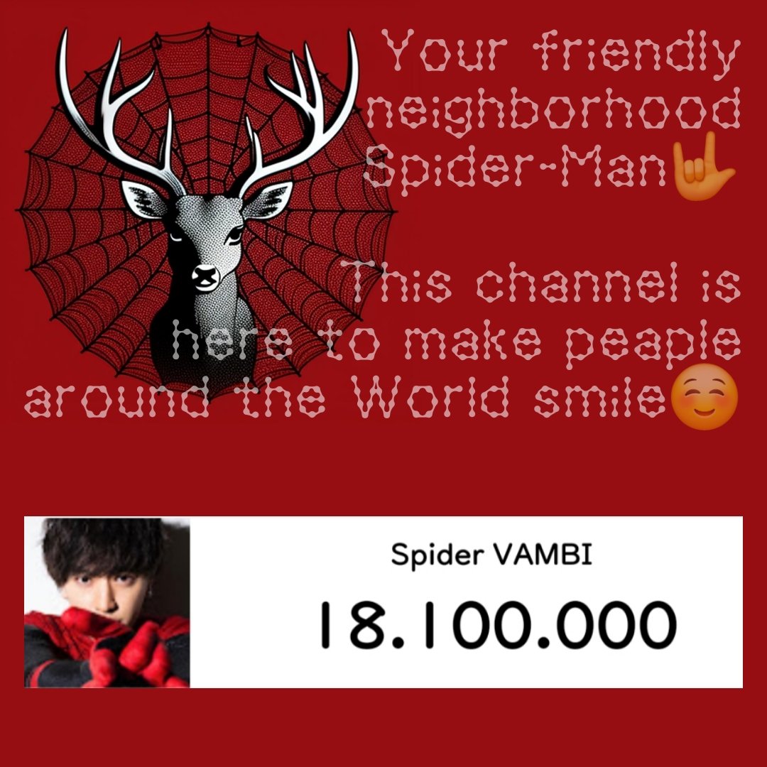 twill_No8's tweet photo. 1810万人おめでとう🎊

Spider VAMBIチャンネルとHERO'ZZ
2つの挑戦を続けるヴァンビくんの時間の使い方ってどうなってるんだろ？🤔
梅雨も明けて夏本番🍉🌻忙しすぎて体調崩さないように気を付けてね！
#ヴァンビ #SpiderVAMBI @the_Vambi https://t.co/Ph2Ec89D5F