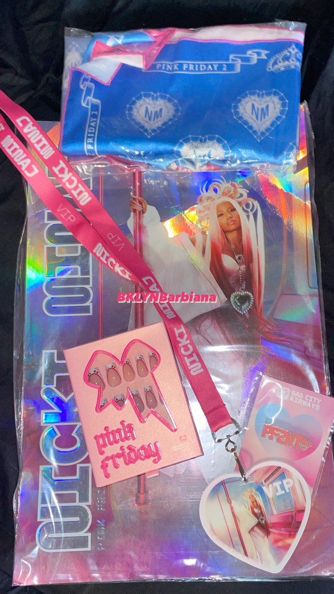 BKLYNBarbiana's tweet photo. Got my hoodie May 1st  &amp; I still haven’t worn it yet 😭
Literally have all my merch put up in my studio 🥰 #GagCity
#PinkFriday2 #GagCityWORLDTOUR https://t.co/SgEb8CJewQ