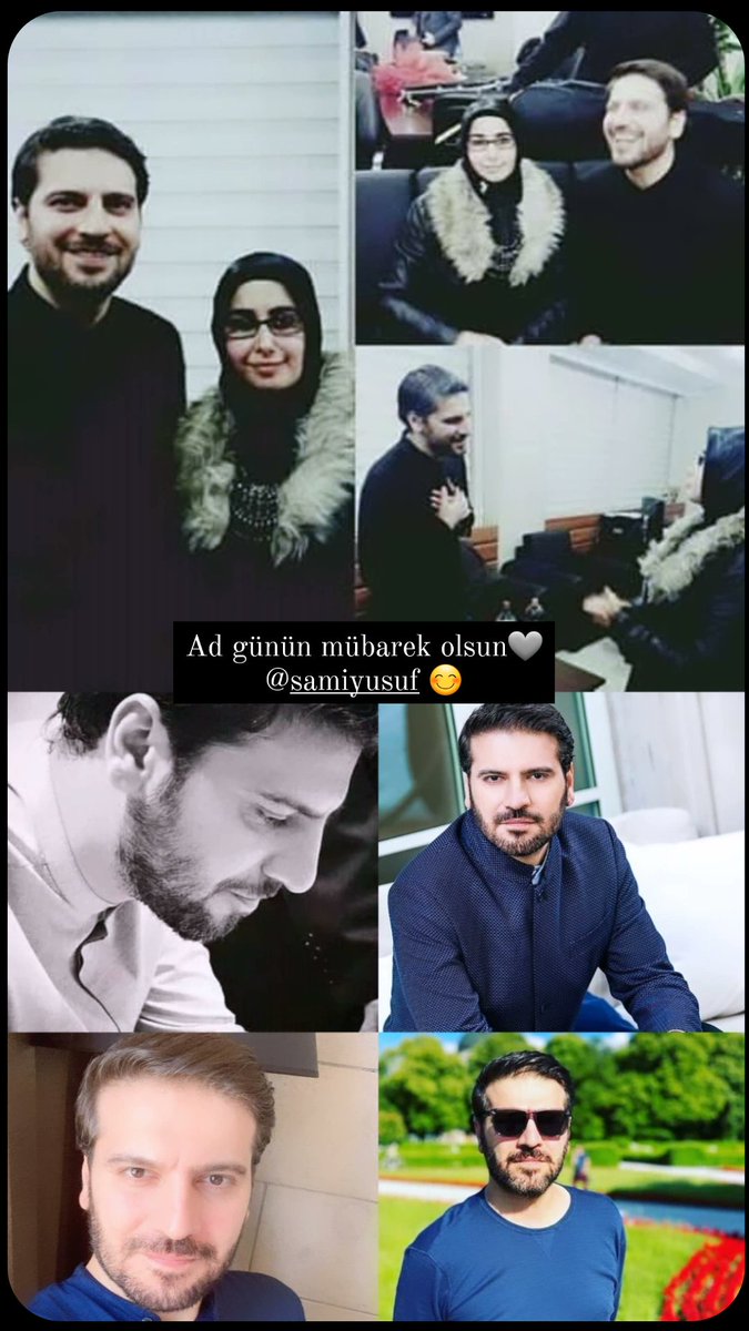 FigenKaracaSy's tweet photo. Ad günün mübarek olsun @SamiYusuf https://t.co/UWQF89gC85