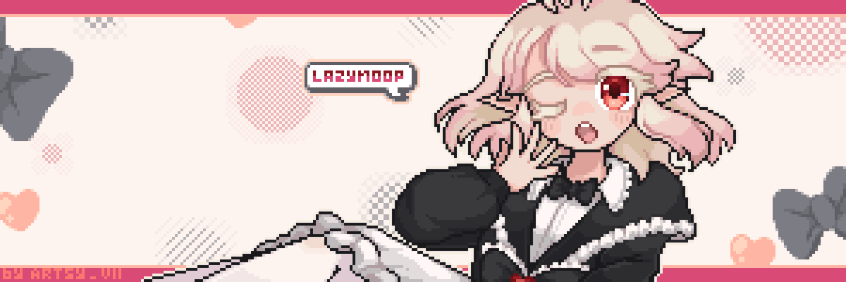 lazymoop's tweet photo. Super cute new profile bannerπ€
Yaaaaaawn~
(π¨: @/artsy_vii)
#PictoMoop #ENVtuber https://t.co/f72EPvkerR