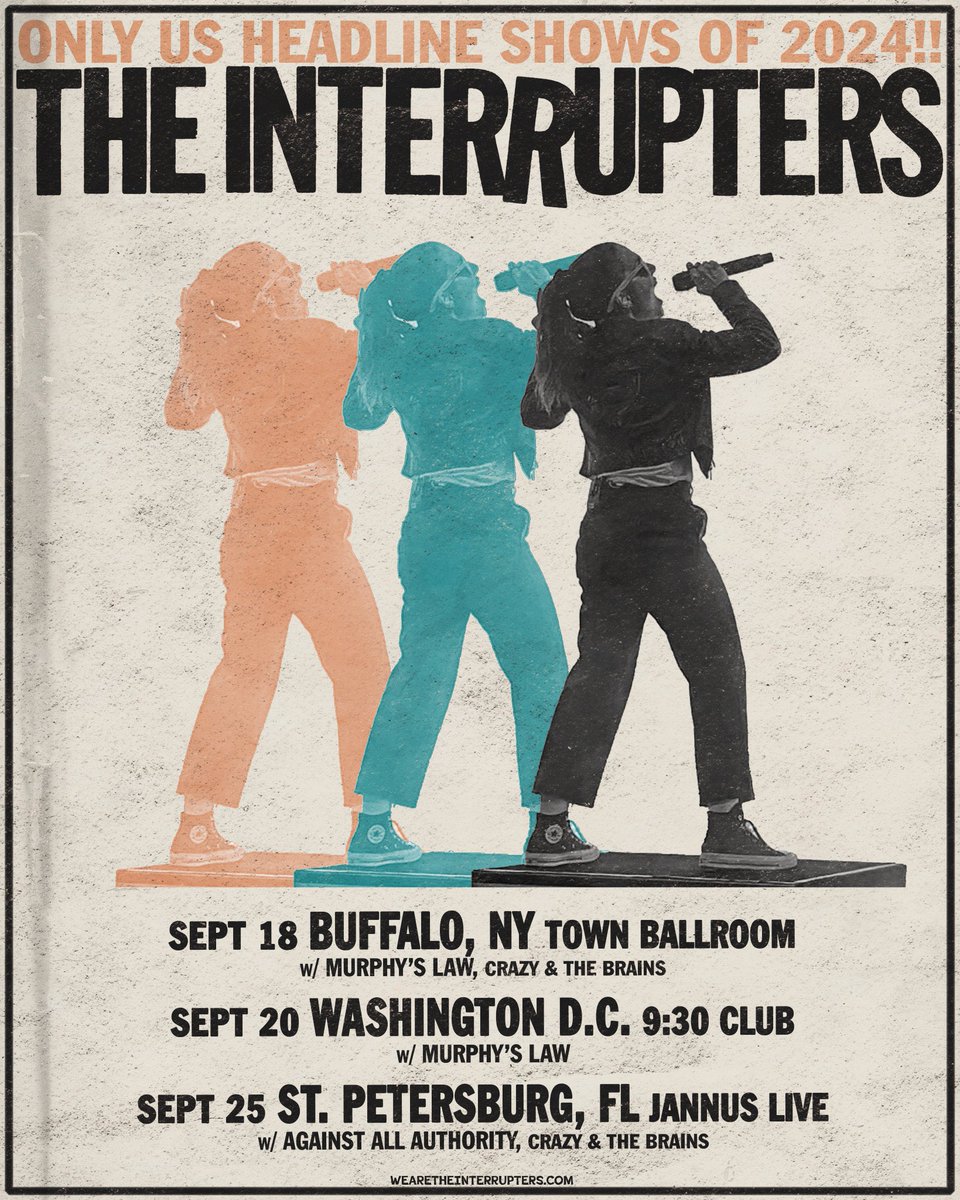 BwellQ's tweet photo. Taking Teagan &amp; the Family to see her favorite band @Interruptweets &amp; her favorite person @AimeeIntrrupter on the 20th and discovered they only have a 1/2 day of school! It was meant to be! Teagan has declared it #weinterruptthisdayforaimee https://t.co/pUhPDYYkCz