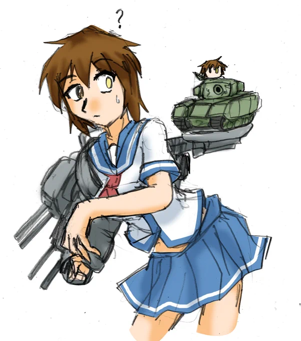 #あなたのTLに重巡をウチのTLで人気の重巡といえば古鷹か。 