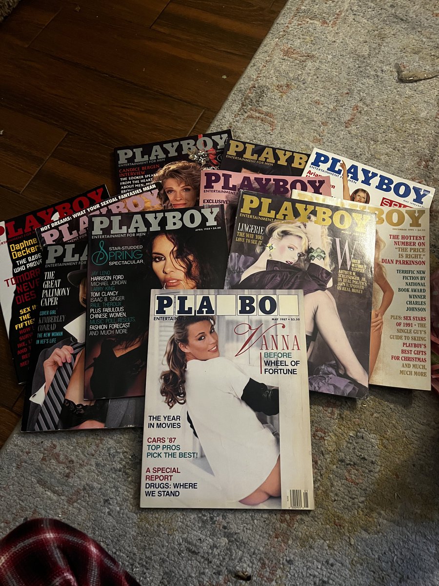 lol when my grandpa died he left all of his vintage playboys to his grandsons and also me . cuz i’m lesbian