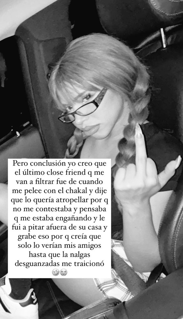 andreaapostola's tweet photo. Entonces, ¿Lo que decía #BrianVillegas de tus arranques y que hasta tenia que forcejear contigo es verdad? Ya al fin aceptas que eres una loca psicópata agresiva con tus parejas? Y luego la volteas y te victimizas? Wey.. te estás proyectando y NO ES NORMAL!! #yerimua https://t.co/vM6JYnM6Hy