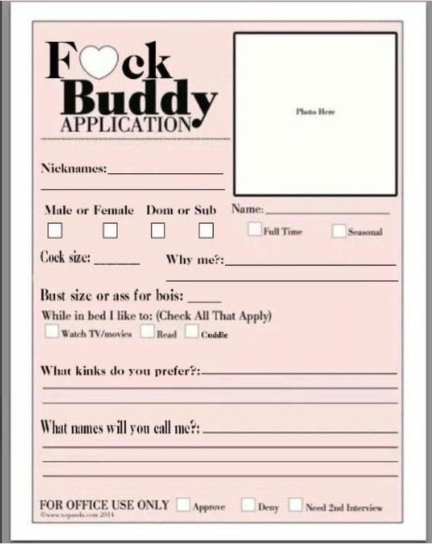 Jasper: please fill this out if you wanna be my Fuck Buddy.

(DM me With your Application)
