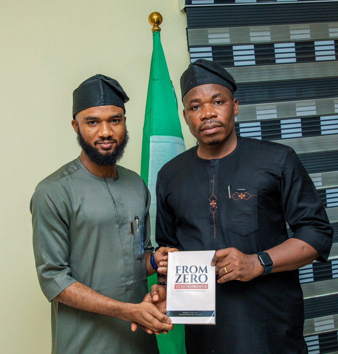 DrayConcepts's tweet photo. I’M SO PROUD OF YOU, I WILL BE THERE TO SUPPORT YOU, SAYS DG NADDC @olu_iamjoe 

The Director General/CEO of the National Automotive Design and Development Council (NADDC), Mr Oluwemimo Joseph Osanipin, has pledged to attend the launch of “From Zero to Entrepreneur” https://t.co/e6pZOh3DYr