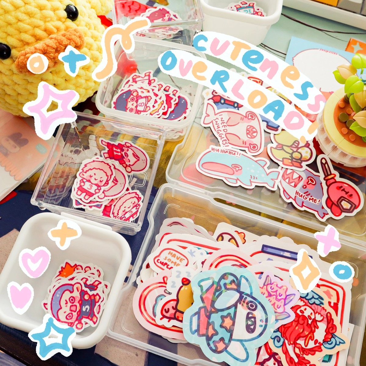 tossedleaf's tweet photo. I have limited stickers from my patreon available in shop! cheaper bundles are on my patreon @ tossedleaf 👀🫶

cuteness guaranteed! always so adorable for you 🫶💕
#cutethings #cuteart #cutestickers #kawaiistyle #patreoncreator #smallbusiness #smallshoplove #smallshoplove https://t.co/4ImzD2D9Wx
