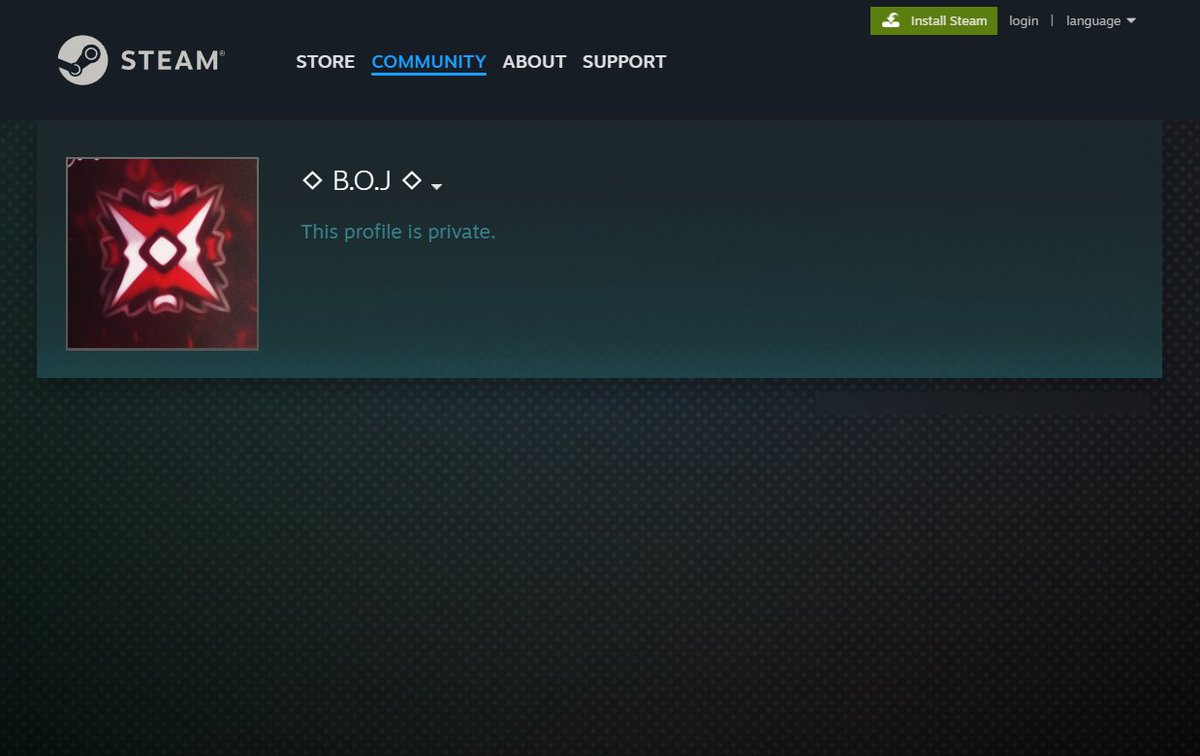 he put his steam account on private too. dude is panicking 💀 <a href="/Amphi4ki/">uni-luni</a>