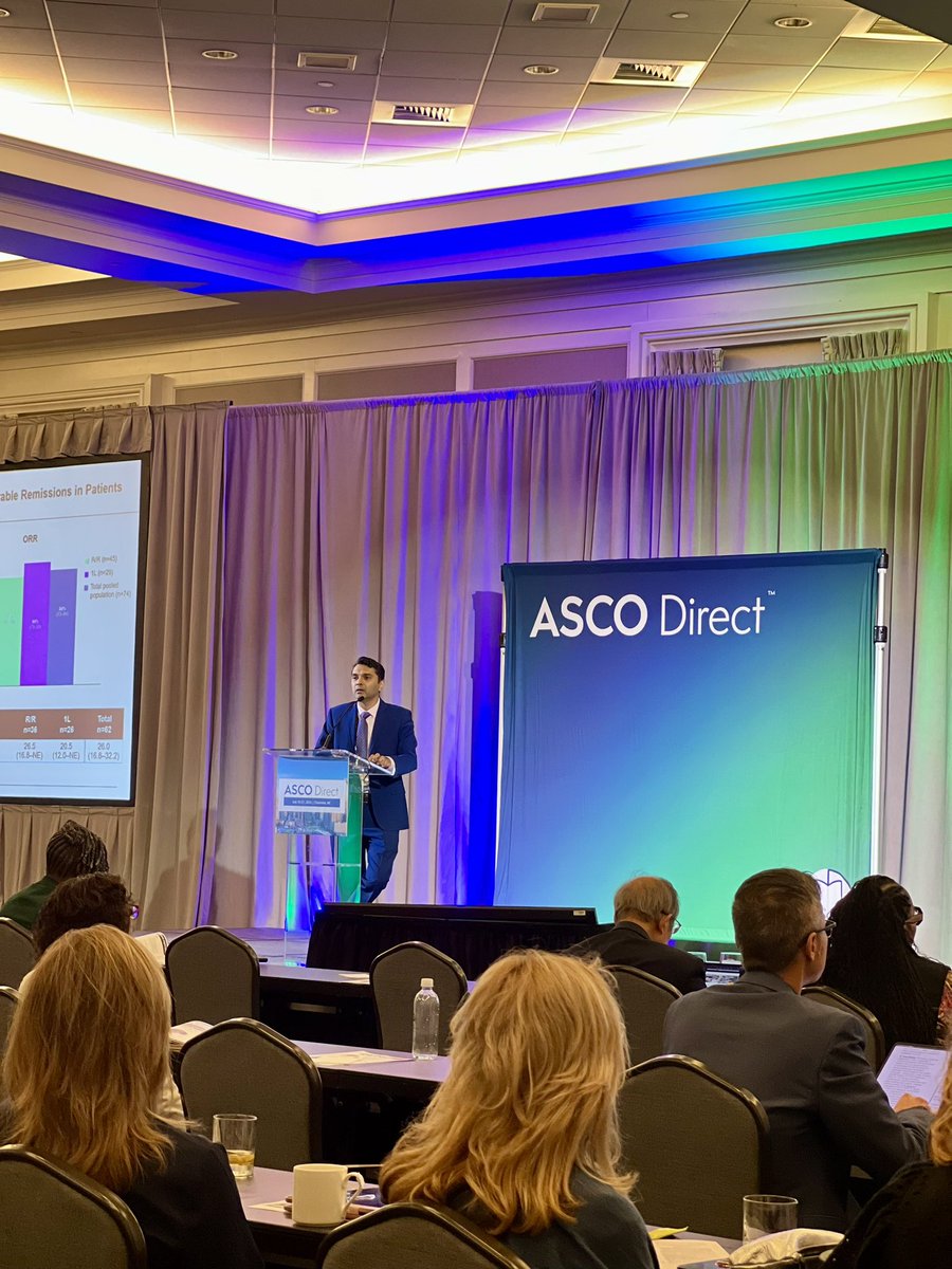 mpdrc's tweet photo. @LevineCancer amazing chair of #Hematology Dr Nilanjan Ghosh @NGhoshMD presenting #ASCO2024 updates #ASCODirect #QueenCity #CLT @WakeCancer @wakeforestmed @DCarrizosaMD @atanmdlci @AtriumHealth https://t.co/w5KtpEtQes
