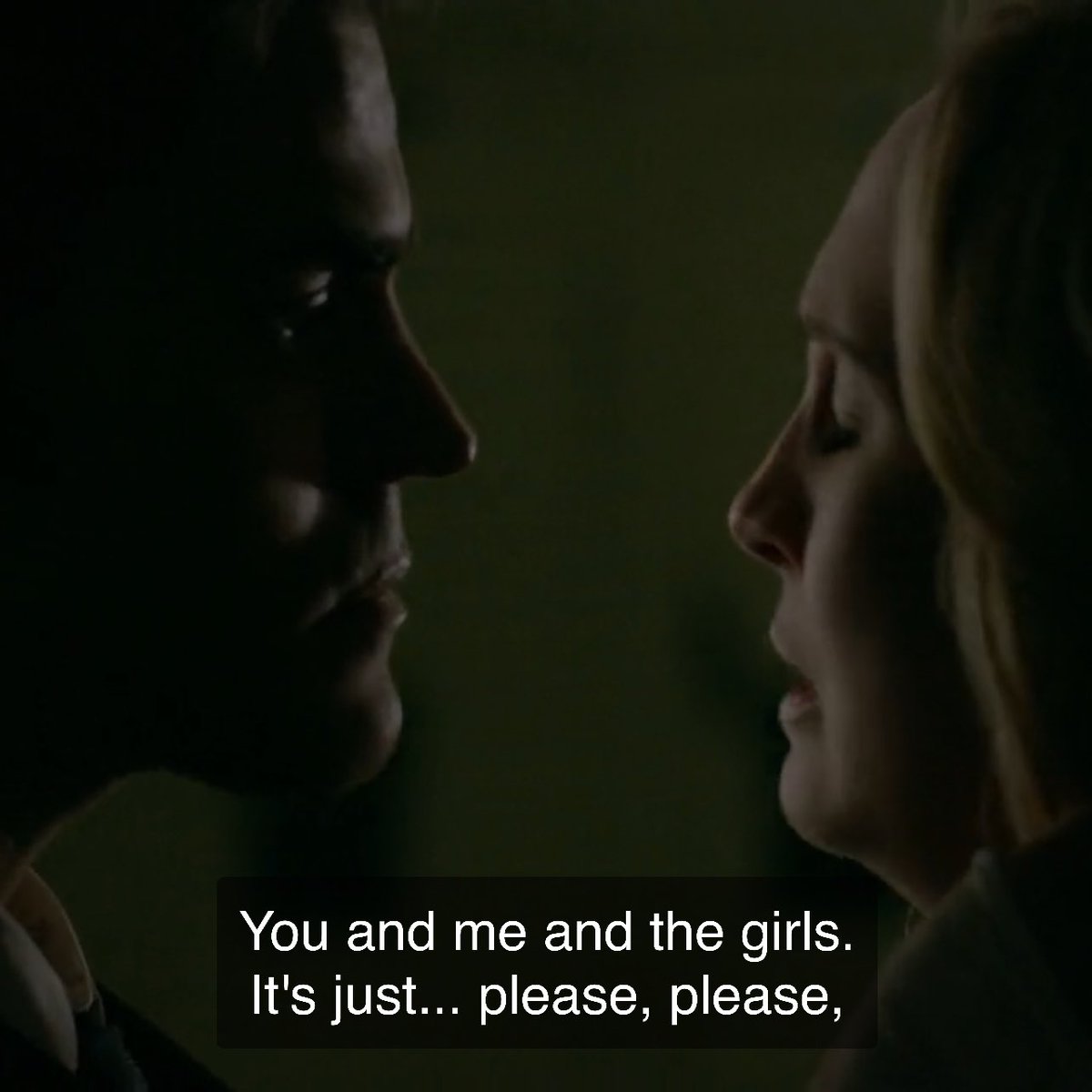 steroklayley's tweet photo. Mrs Forbes Salvatore didn’t even want to leave Stefan in danger. It literally bought her to tears and she begged him to not make her leave minutes before his death. https://t.co/U6V0ZrVSaA