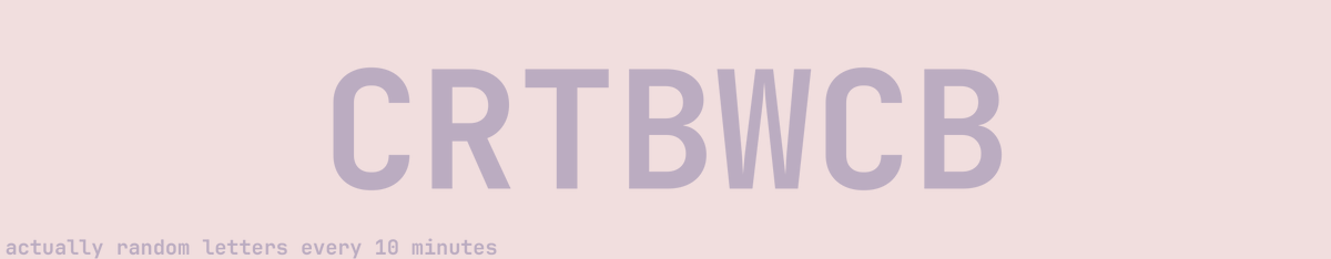 AnyRandomChars's tweet photo. CRTBWCB https://t.co/ZgLveLLQrq