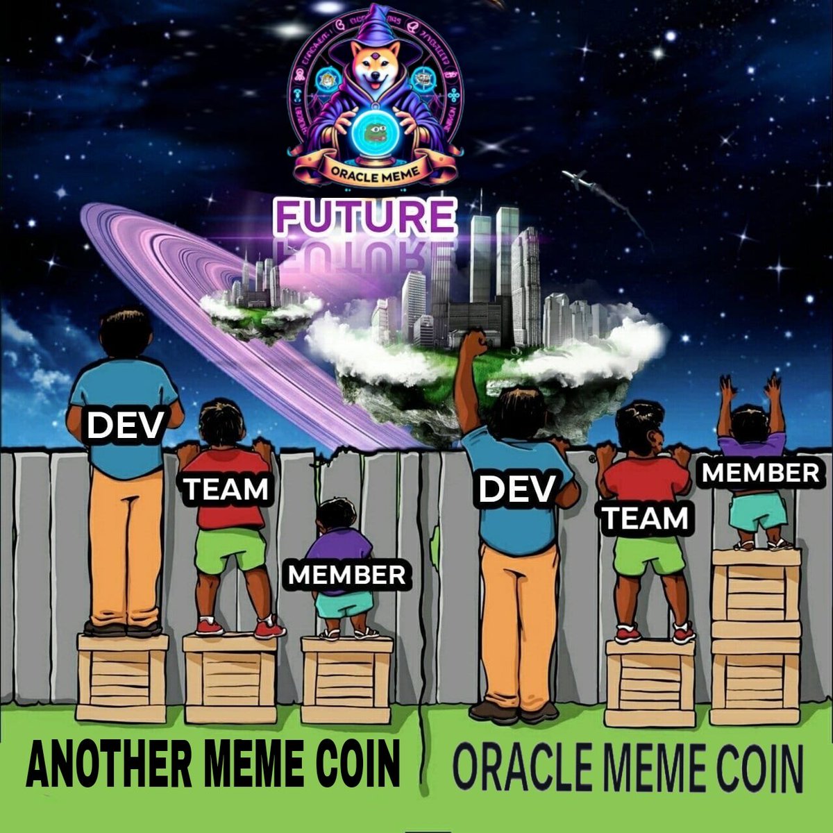 oraclememecoin's tweet photo. πTo the moon! Our specialist dev team has crafted the perfect platform, combining top-notch tools with a user-friendly interface to enhance your experience.
Image by user gunsgunawan171 (via Discord).
Let the meme magic begin! ππ₯
πhttps://t.co/GrPvKpsX3C
#OracleMeme #OMEME #Crypto #MemeCoin #OracleChain #Presale