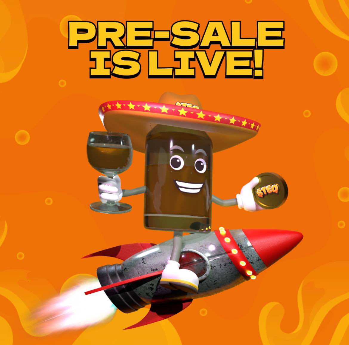 🎉 The $TEQ Presale is LIVE! 🎉

🍹 Join the fun and secure your tokens now! 🍹

✅ Just send from Phantom wallets 
💰 Hardcap: 5000 Solana 
⏰ Open for 72 hours

Sent ONLY to:

9ufPCGnQn1ZntPJhj7Cdg3j6iWbN25veAisXLoUqn5zh