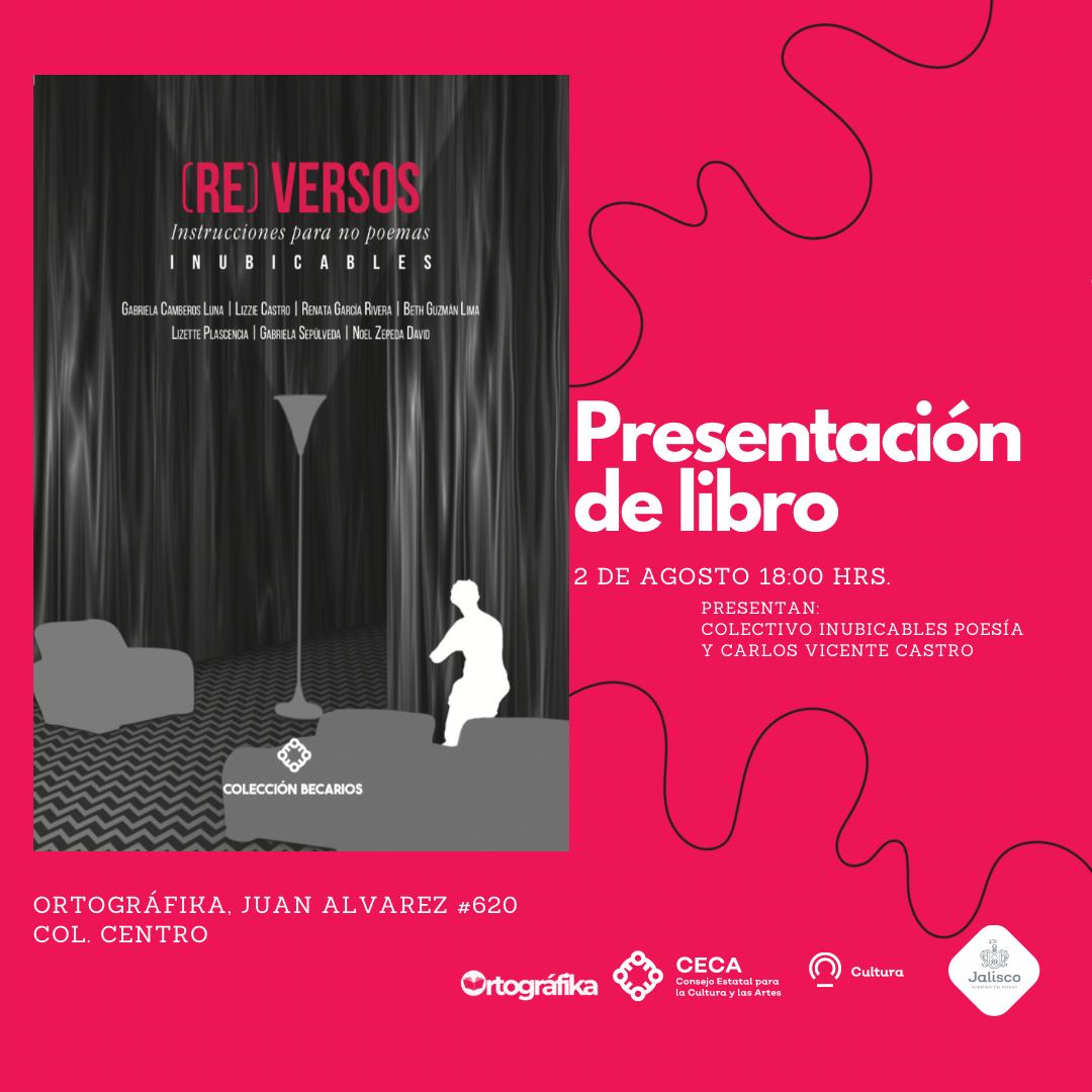 inubicables's tweet photo. Lanzamiento en sociedad del libro Inubicables 
_(re) versos Instrucciones para no poemas_
En Ortográfika  el viernes 2 de agosto a las 18:00 H. Nos acompaña nuestro padrino @CarVic75
¡Acompañarnos! Tendremos ejemplares disponibles 💜 https://t.co/7Hw48M5owA